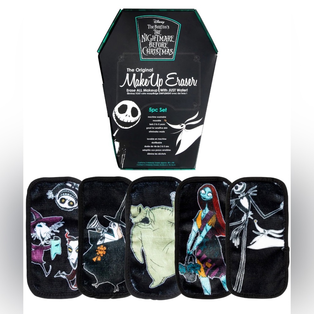 The Original MakeUp Eraser 5pc Set Disney Tim Burton Nightmare Before Christmas
